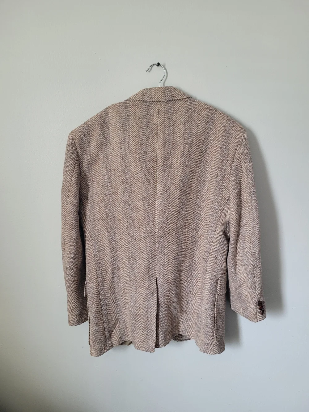 Pierre Cardin Beige/Tan Vintage Herringbone Sport Coat